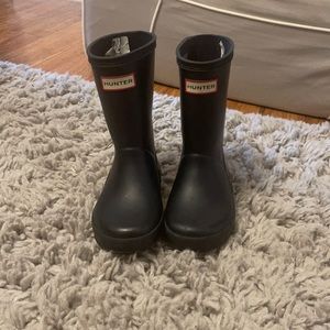 Hunter rain boots. Toddler size 9.